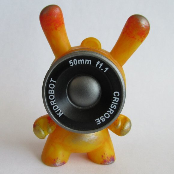 Kidrobot Dunny Chase Chris Rose Vinyl Figure Yellow Drone From 2013 No Box - Picture 1 of 5